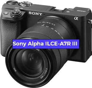 Ремонт фотоаппарата Sony Alpha ILCE-A7R III в Ростове-на-Дону